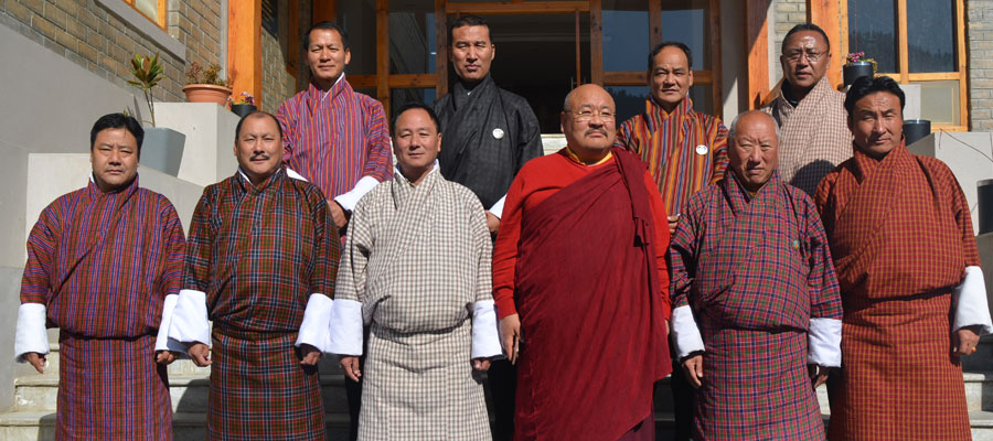 Expert committee members with secretary