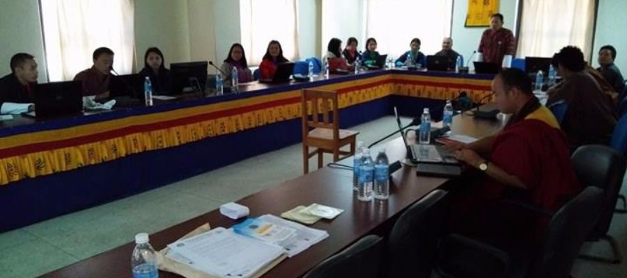 Unicode training at Tashigang